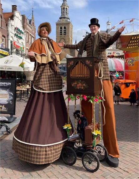 Dickens draaiorgel, www.kerst-entertainment.nl